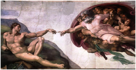 Michelangelo - The creation of Adam